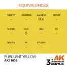 AK Interactive Purulent Yellow Acrylic Paint 17ml (AK11039)
