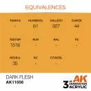 AK Interactive Dark Flesh Acrylic Paint 17ml (AK11056)
