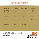 AK Interactive Decomposed Flesh Acrylic Paint 17ml (AK11058)