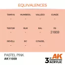 AK Interactive Pastel Pink Acrylic Paint 17ml (AK11059)