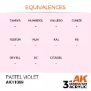 AK Interactive Pastel Violet Acrylic Paint 17ml (AK11069)