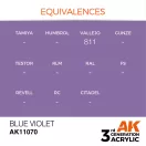 AK Interactive Blue Violet Acrylic Paint 17ml (AK11070)