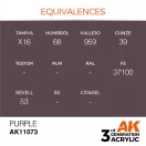 AK Interactive Purple Acrylic Paint 17ml (AK11073)