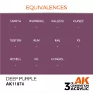 AK Interactive Deep Purple Acrylic Paint 17ml (AK11074)