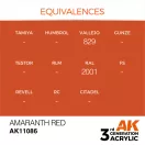 AK Interactive Amaranth Red Acrylic Paint 17ml (AK11086)