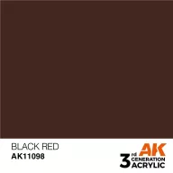 AK Interactive Black Red Acrylic Paint 17ml (AK11098)