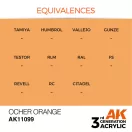 AK Interactive Ocher Orange Acrylic Paint 17ml (AK11099)