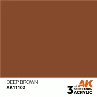 AK Interactive Deep Brown Acrylic Paint 17ml (AK11102)