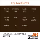 AK Interactive Chocolate (Chipping) Acrylic Paint 17ml (AK11113)