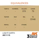 AK Interactive Light Earth Acrylic Paint 17ml (AK11115)