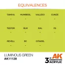 AK Interactive Luminous Green Acrylic Paint 17ml (AK11128)