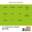 AK Interactive Fluorescent Green Acrylic Paint 17ml (AK11129)