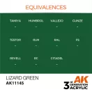 AK Interactive Lizard Green Acrylic Paint 17ml (AK11145)