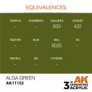 AK Interactive Alga Green Acrylic Paint 17ml (AK11152)
