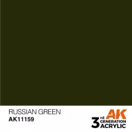 AK Interactive Russian Green Acrylic Paint 17ml (AK11159)