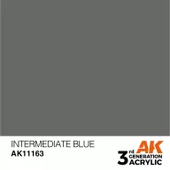   AK Interactive Intermediate Blue Acrylic Paint 17ml (AK11163)