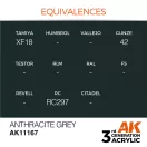 AK Interactive Anthracite Grey Acrylic Paint 17ml (AK11167)