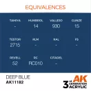 AK Interactive Deep Blue Acrylic Paint 17ml (AK11182)