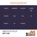 AK Interactive Amethyst Blue Acrylic Paint 17ml (AK11183)