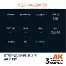 AK Interactive Strong Dark Blue Acrylic Paint 17ml (AK11187)