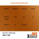 AK Interactive Rusty Brass Acrylic Paint 17ml (AK11195)