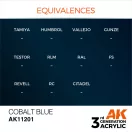 AK Interactive Cobalt Blue Acrylic Paint 17ml (AK11201)