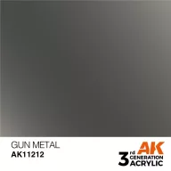 AK Interactive Gun Metal Acrylic Paint 17ml (AK11212)