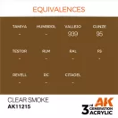 AK Interactive Clear Smoke Acrylic Paint 17ml (AK11215)