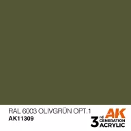   AK Interactive RAL 6003 Olivgrün opt1 Acrylic Paint 17 ml (AK11309)
