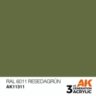   AK Interactive RAL 6011 Resedagrün Acrylic Paint 17 ml (AK11311)