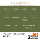 AK Interactive RAL 6011 Resedagrün Acrylic Paint 17 ml (AK11311)