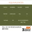 AK Interactive RAL 6011B Resedagrün Acrylic Paint 17 ml (AK11312)