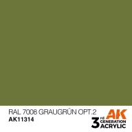   AK Interactive RAL 7008 Graugrün Opt 2 Acrylic Paint 17 ml (AK11314)