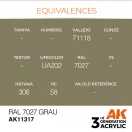AK Interactive RAL 7027 Grau Acrylic Paint 17 ml (AK11317)