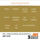AK Interactive RAL 7028 Dunkelgelb (Initial) Acrylic Paint 17 ml (AK11318)