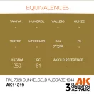 AK Interactive RAL 7028 Dunkelgelb Ausgabe 1944 Acrylic Paint 17 ml (AK11319)