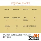 AK Interactive RAL 7028 Dunkelgelb (Variant) Acrylic Paint 17 ml (AK11320)