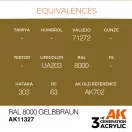 AK Interactive RAL 8000 Gelbbraun Acrylic Paint 17 ml (AK11327)