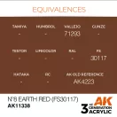 AK Interactive Nº8 Earth Red (FS30117) Acrylic Paint 17 ml (AK11338)