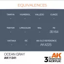 AK Interactive Ocean Gray (FS35164) Acrylic Paint 17 ml (AK11341)