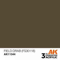   AK Interactive Field Drab (FS30118) Acrylic Paint 17 ml (AK11344)