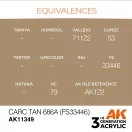 AK Interactive CARC Tan 686A (FS33446) Acrylic Paint 17 ml (AK11349)