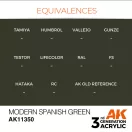 AK Interactive Modern Spanish Green Acrylic Paint 17 ml (AK11350)