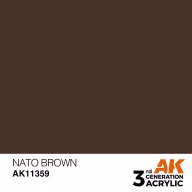 AK Interactive NATO Brown Acrylic Paint 17 ml (AK11359)