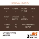 AK Interactive NATO Brown Acrylic Paint 17 ml (AK11359)