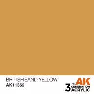   AK Interactive British Sand Yellow Acrylic Paint 17 ml (AK11362)