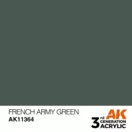   AK Interactive French Army Green Acrylic Paint 17 ml (AK11364)