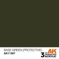   AK Interactive Base Green (Protective) Acrylic Paint 17 ml (AK11367)