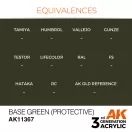 AK Interactive Base Green (Protective) Acrylic Paint 17 ml (AK11367)