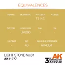 AK Interactive Light Stone No61 Acrylic Paint 17 ml (AK11377)